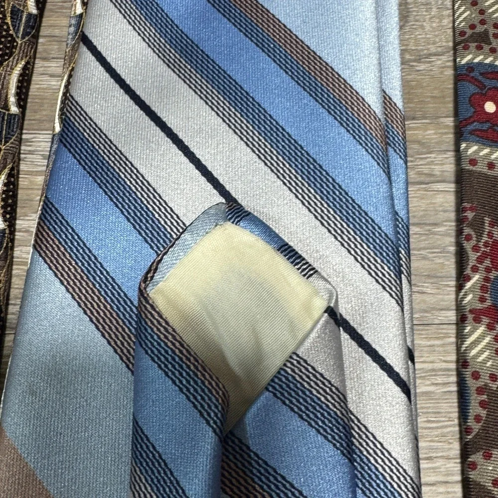 Lot of 7 Various Ties Pantani Rafaello Cougar Courtenay Austin Oleg‎ Cassini Tie